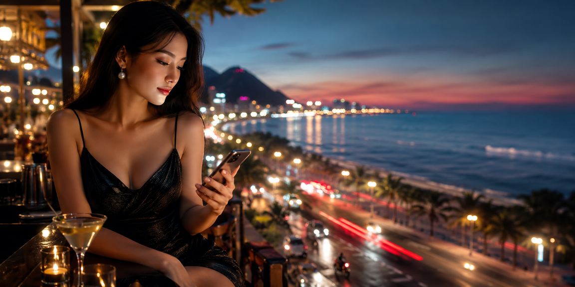 Người dùng theo dõi thể thao và kiểm tra số dư thanh toán trên màn hình lớn